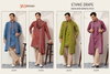 Ethnic Drape by Shubhvastra Viscose Silk Mens Kurta With Dupatta Wholesalers In Surat
